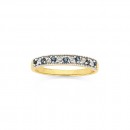 9ct-Diamond-Sapphire-Ring Sale