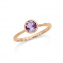 9ct-Rose-Gold-Pink-Amethyst-Ring Sale