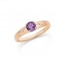 9ct-Rose-Gold-Amethyst-Diamond-Ring Sale