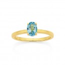 9ct-Blue-Topaz-Ring Sale