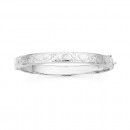 Sterling-Silver-Patterned-Bangle Sale