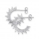 Sterling-Silver-Sunray-Hoops Sale