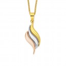 9ct-Tri-Tone-Drop-Pendant Sale