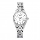 Elite-Ladies-Silver-Tone-Stone-Set-Watch Sale