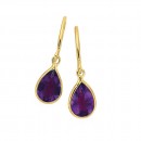 9ct-Amethyst-Earrings Sale