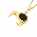 9ct-Onyx-Diamond-Kiwi-Pendant Sale