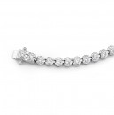 Sterling-Silver-Light-Bezel-Cubic-Zirconia-Tennis-Bracelet Sale