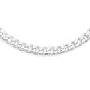 Sterling-Silver-50cm-Bevelled-Cut-Curb-Chain Sale