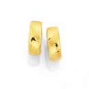 9ct-Diamond-Cut-Huggies Sale