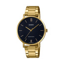 Casio-Analogue-Gold-Tone-Black-Dial-Watch Sale