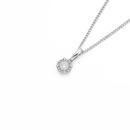 9ct-White-Gold-Diamond-Pendant Sale