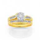9ct-Diamond-Bridal-Set Sale