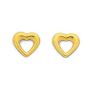 9ct-Heart-Studs Sale