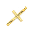 9ct-25mm-Diamond-cut-Cross-Pendant Sale