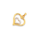 9ct-Two-Tone-Heart-in-Heart-Pendant Sale