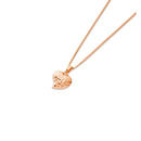 9ct-Rose-Gold-Diamond-Cut-Puff-Heart-Pendant Sale