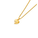 9ct-Diamond-Cut-Puff-Heart-Pendant Sale