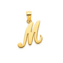 9ct-Script-Initial-M-Pendant Sale