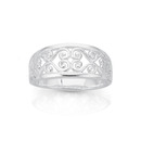 Sterling-Silver-Tapered-Scroll-Ring Sale