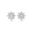 9ct-Diamond-Starburst-Miracle-Plate-Earrings Sale