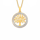 9ct-Diamond-Set-Tree-of-Life-Pendant Sale