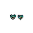 Sterling-Silver-Heart-Paua-Shell-Stud-Earrings Sale
