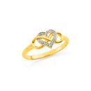 9ct-Diamond-Infinity-in-Heart-Ring Sale