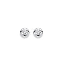 9ct-White-Gold-Diamond-Four-Claw-Stud-Earrings Sale