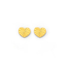 9ct-Heart-Stud-Earrings Sale