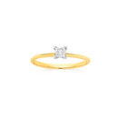 9ct-Diamond-Square-Solitaire-Ring Sale