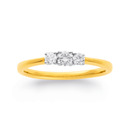 9ct-3-Stone-Diamond-Ring Sale