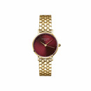 Rosefield-Small-Edit-Burgundy-Gold-Tone-Ladies-Bracelet-Watch Sale