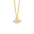 9ct-Diamond-Bee-Pendant Sale