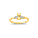 9ct-Diamond-Bee-Ring Sale