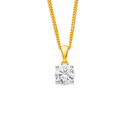 10ct-Element-Lab-Grown-Diamond-4-Claw-Solitaire-Pendant Sale