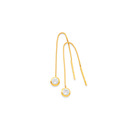 9ct-Cubic-Zirconia-Thread-Earrings Sale
