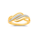 9ct-2-Row-Diamond-Ring Sale