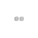 9ct-White-Gold-Diamond-Sparkle-Cluster-Stud-Earrings Sale