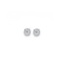 9ct-Yellow-Gold-Diamond-Sparkle-Cluster-Stud-Earrings Sale