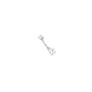 Sterling-Silver-Steel-Cubic-Zirconia-Belly-Bar Sale