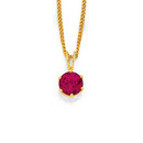 9ct-Created-Ruby-Pendant Sale