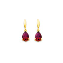9ct-Created-Ruby-Earrings Sale