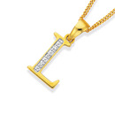 9ct-Diamond-Initial-L-Pendant Sale