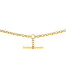 9ct-Gold-48cm-Solid-Belcher-T-Bar-Necklet Sale