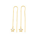9ct-MOP-Star-Thread-Earrings Sale
