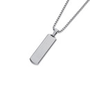 Chisel-Stainless-Steel-Bar-Pendant-with-Chain Sale