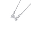Sterling-Silver-Mini-Bow-Necklet Sale