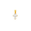 9ct-Cubic-Zirconia-Cross-Pendant Sale