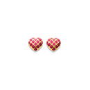 9ct-Enamel-Heart-Studs Sale