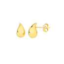 9ct-Puff-Teardrop-Stud-Earrings Sale